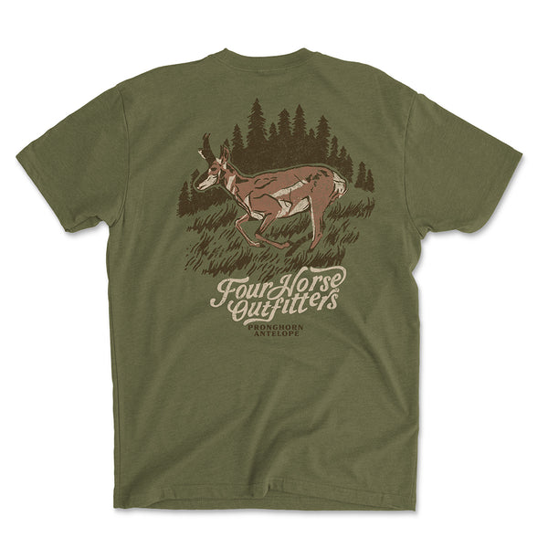 Four Horse Pronghorn Antelope Shirt