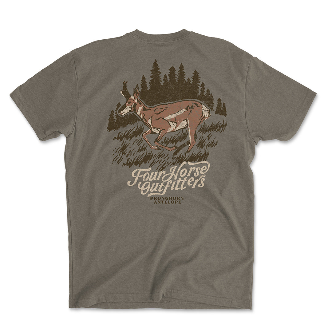 Four Horse Pronghorn Antelope Shirt
