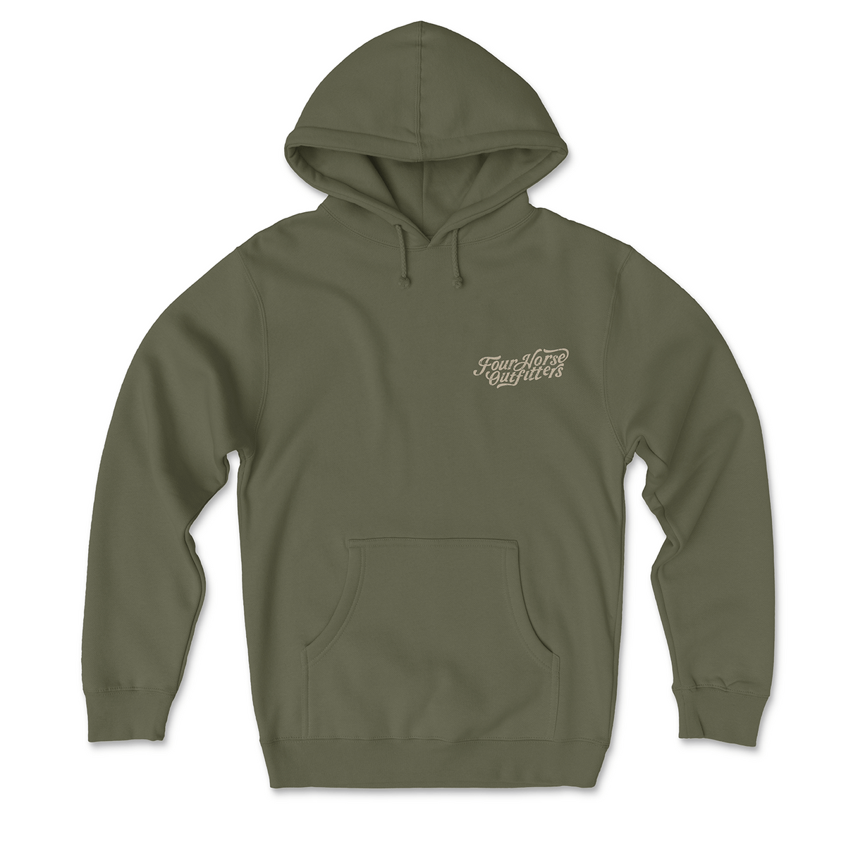 Four Horse Pronghorn Antelope Hoodie